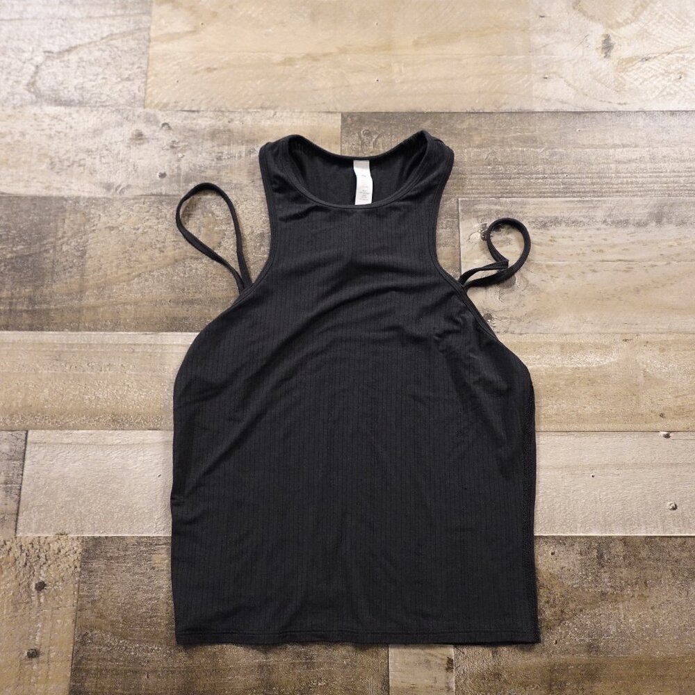 Lululemon Double-Strap Yoga Tank Top women's 4‎ black